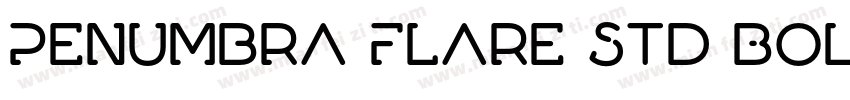 Penumbra Flare Std Bold Regular字体转换
